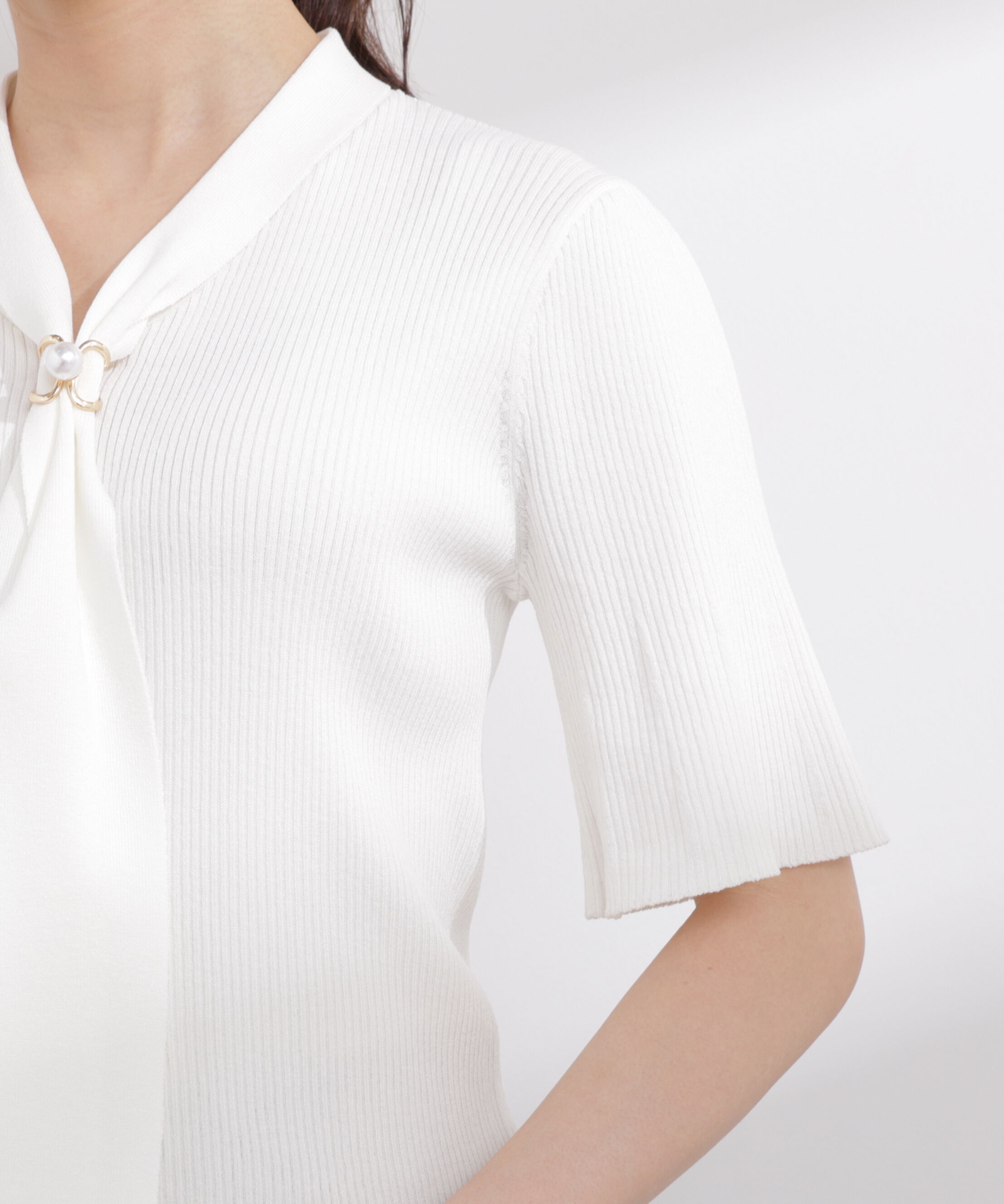 PROPORTION BODY DRESSING「3wayタイ付きニット 26SS」|ニット・セーター|