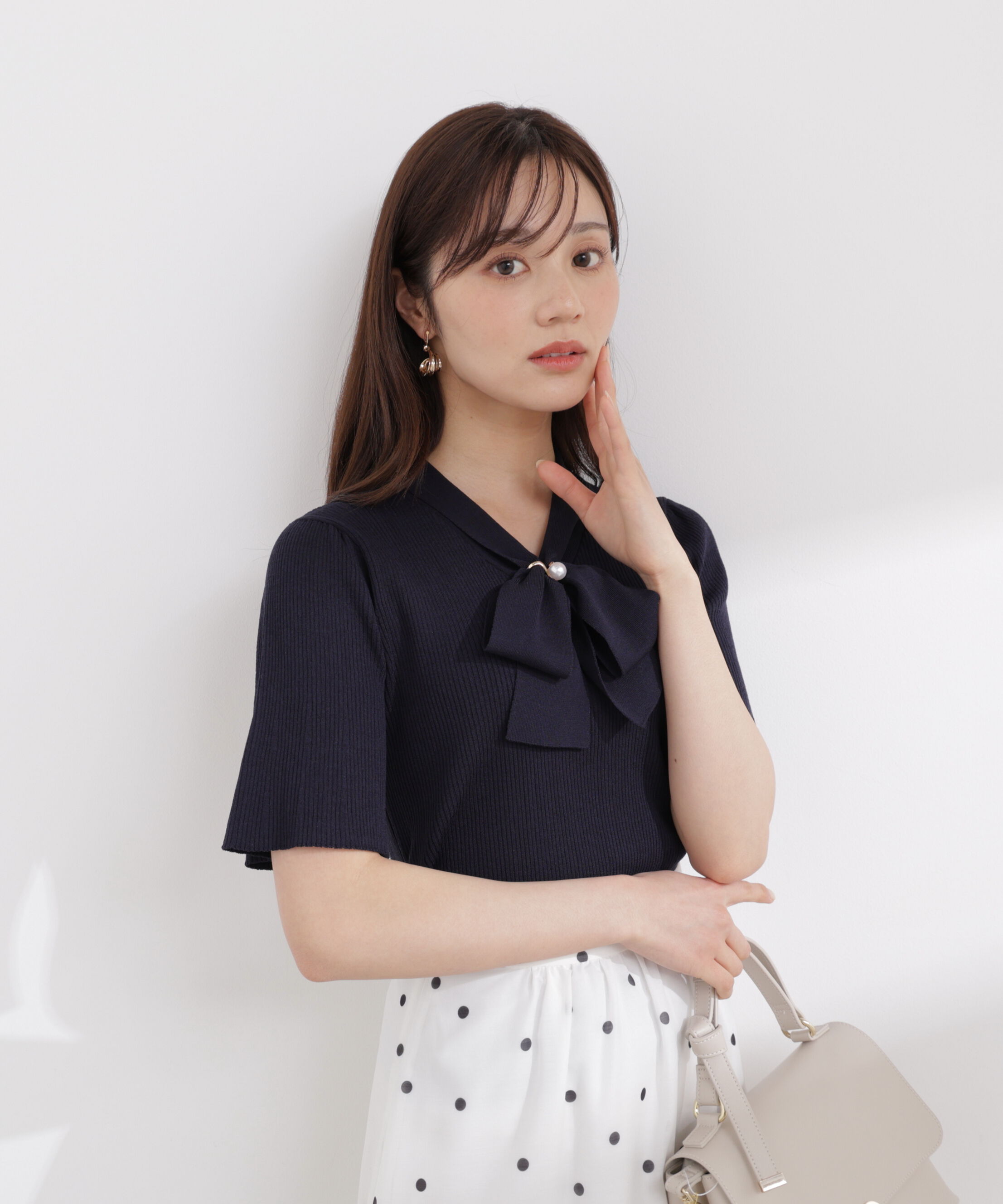 PROPORTION BODY DRESSING「3wayタイ付きニット 26SS」|ニット・セーター|