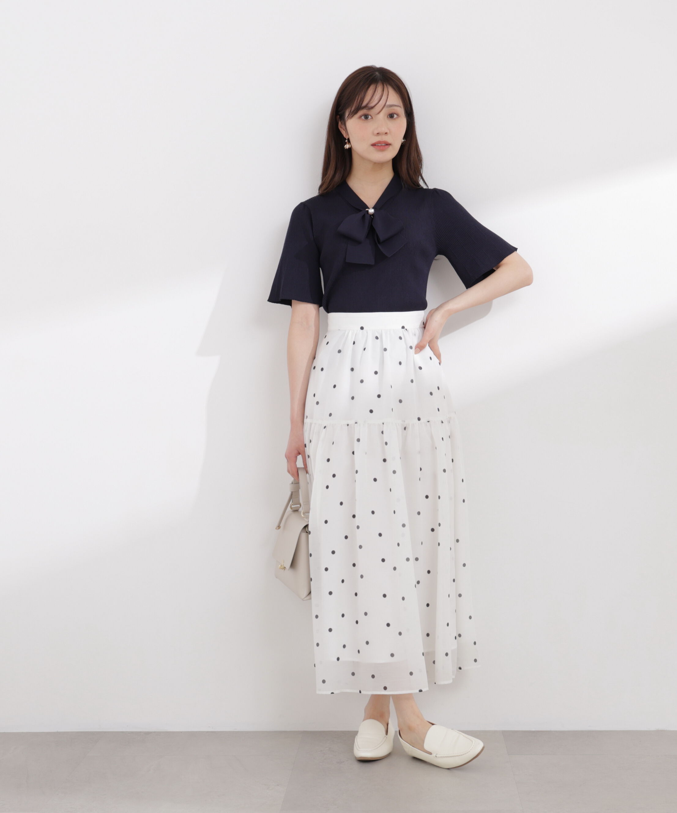 PROPORTION BODY DRESSING「3wayタイ付きニット 26SS」|ニット・セーター|