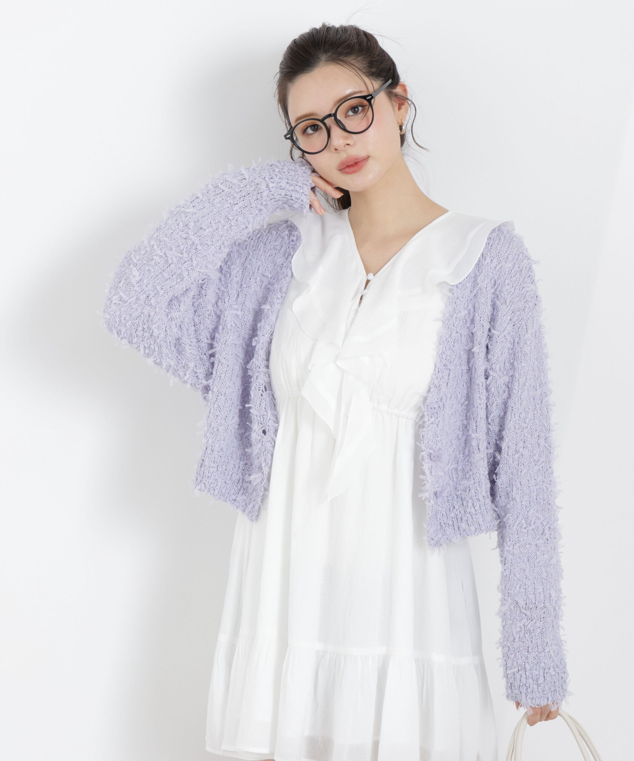 PROPORTION BODY DRESSING「《EDIT COLOGNE》ラッフルミニワンピース　26SS」|ワンピース|