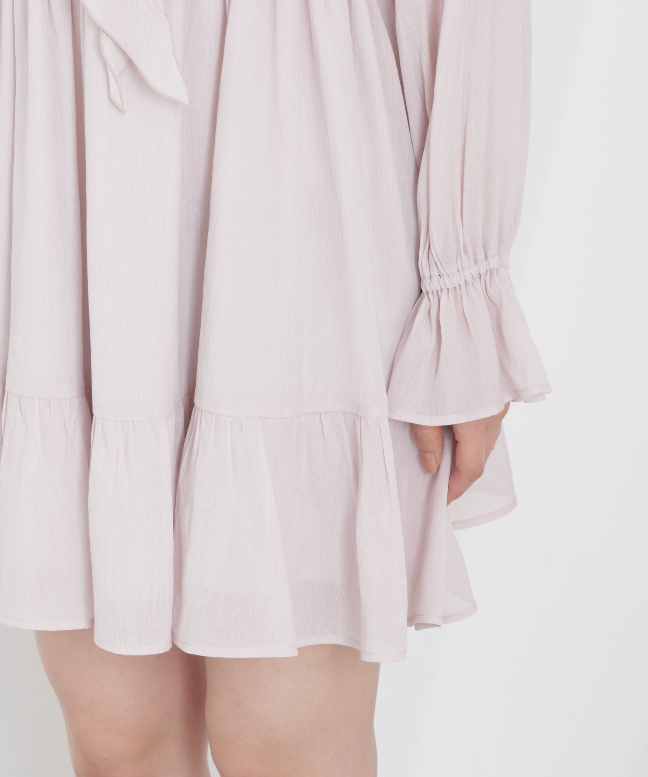 PROPORTION BODY DRESSING「《EDIT COLOGNE》ラッフルミニワンピース　26SS」|ワンピース|