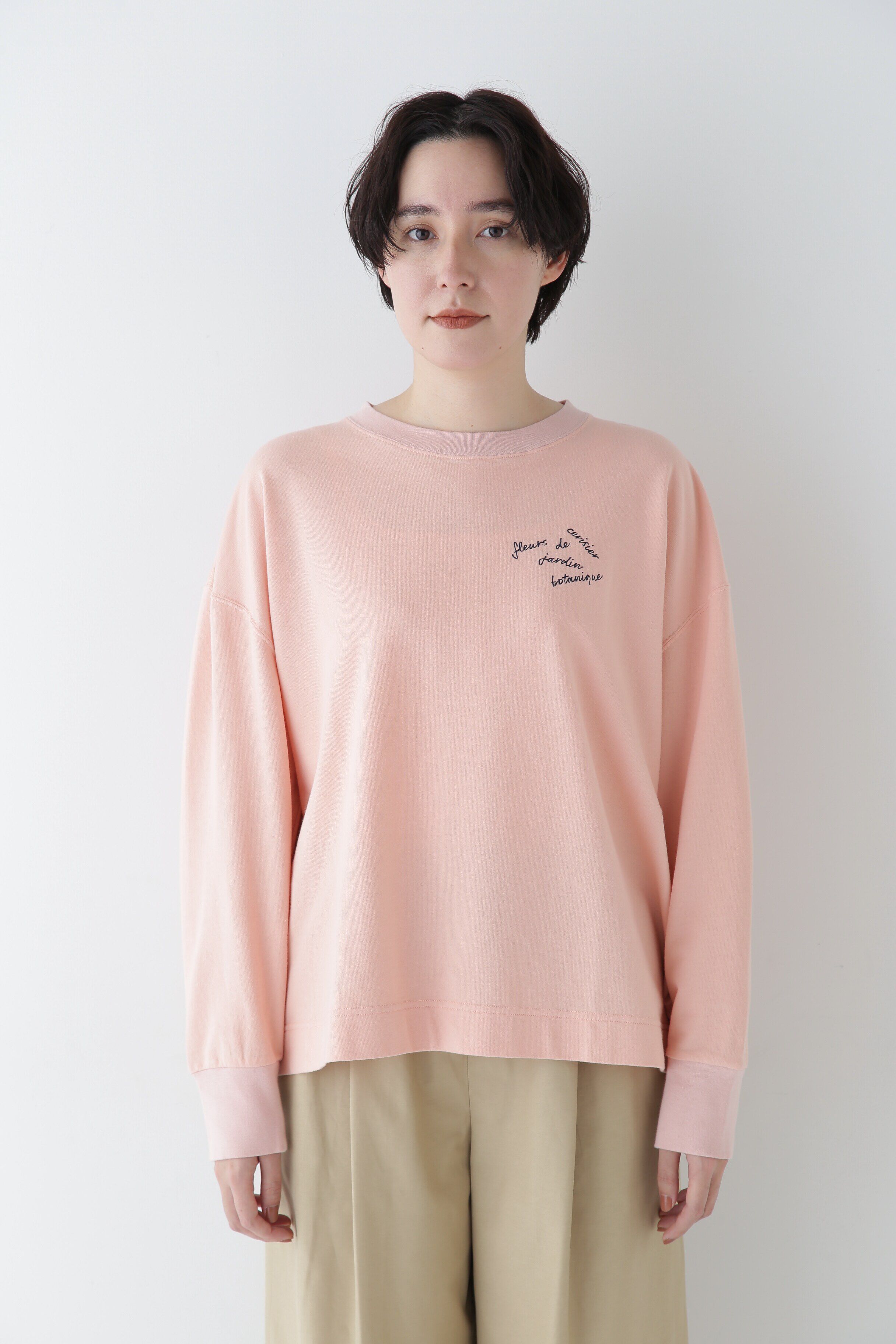 「◆ミニ裏毛ロゴトレーナー」|Tシャツ・カットソー|