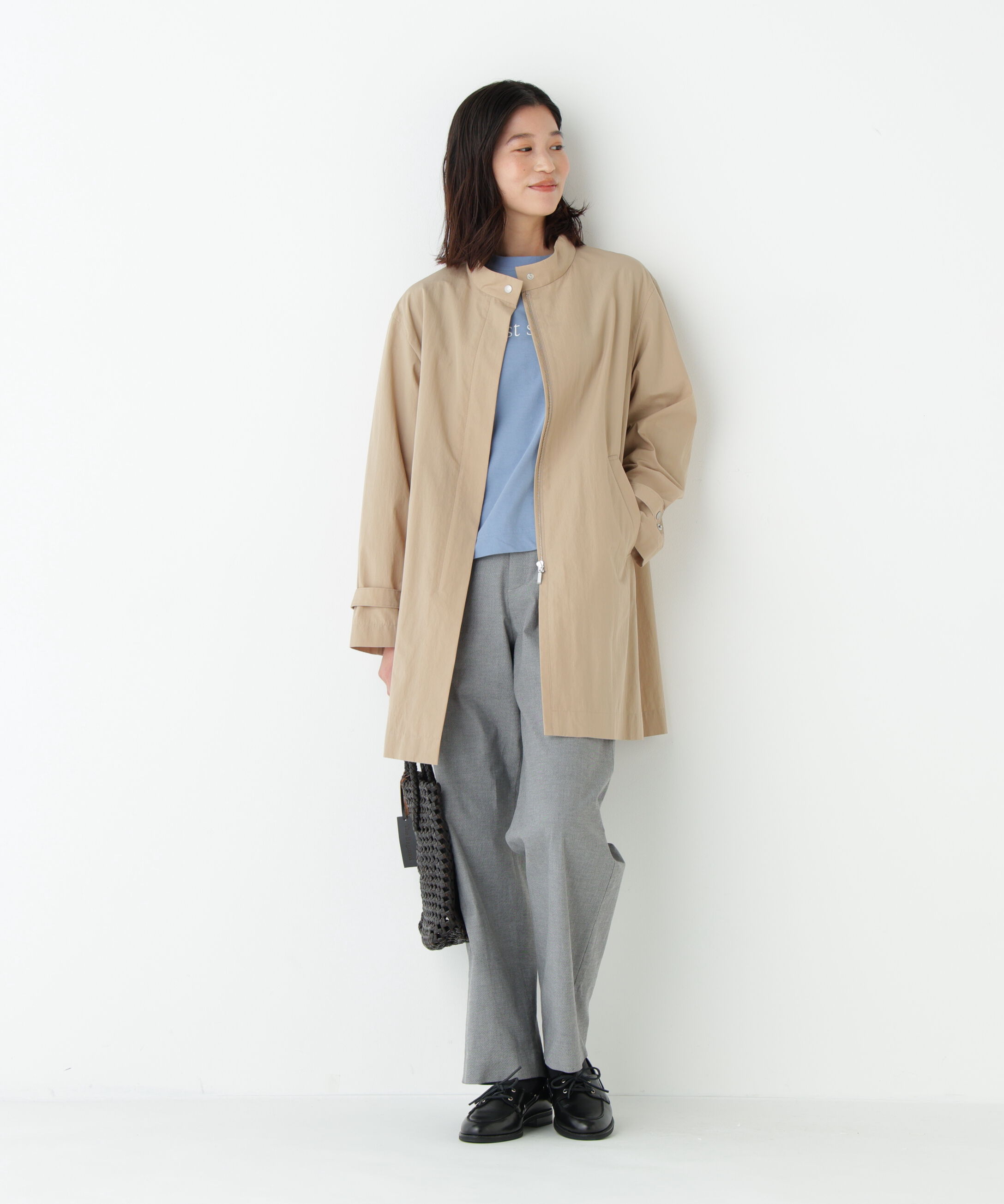 「◆《マルチサイズ/ウォッシャブル》ドビーストレッチストレートパンツ」|その他|