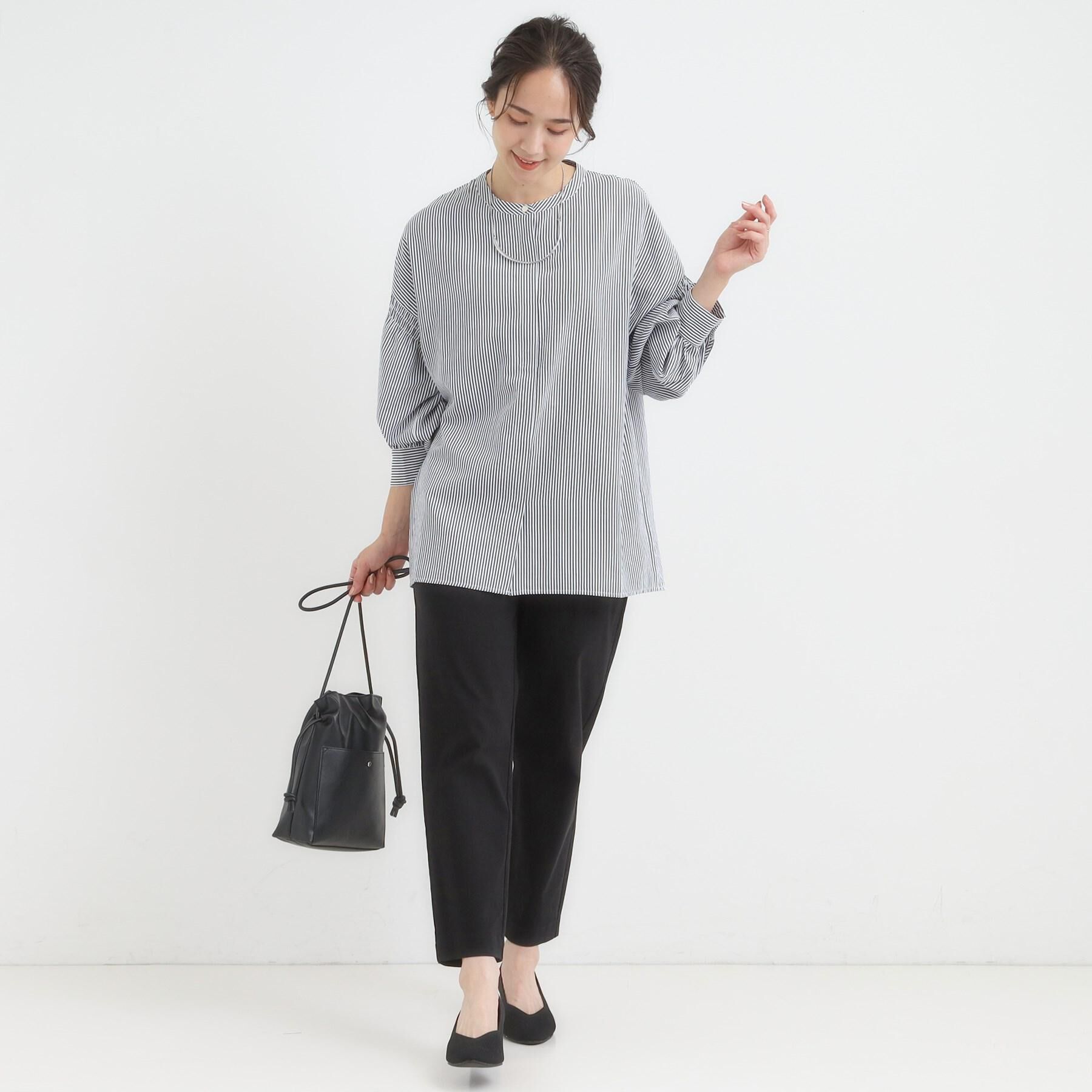 SHOO･LA･RUE「【洗える/S-LL/美脚シルエット】ハイパーストレッチ テーパードパンツ」|その他|