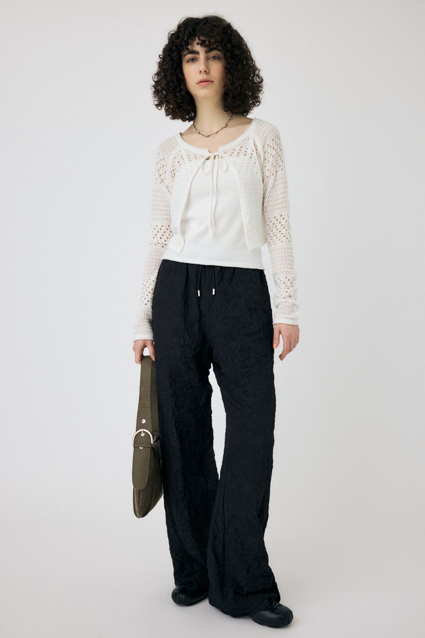 MOUSSY「CRINKLED サテンパンツ」|その他|