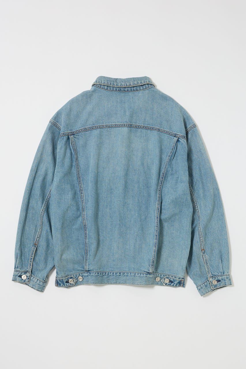 MOUSSY「TENCEL(TM) DENIM  OVER ジャケット」|デニムジャケット|