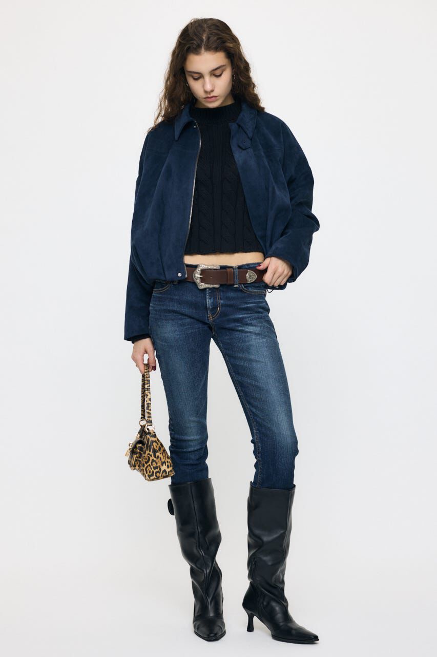 MOUSSY「BACK OPEN CABLE ニットプルオーバー」|ニット・セーター|