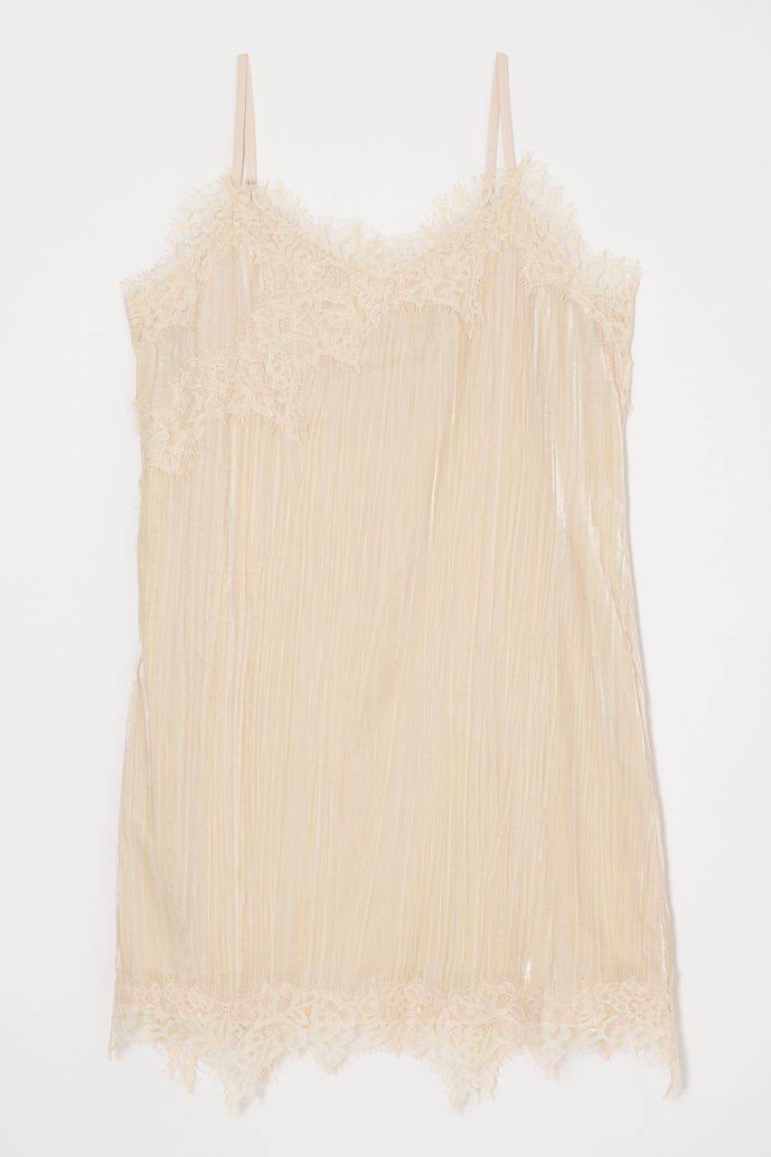MOUSSY「WASHER VELOUR SLIP MINI ドレス」|ワンピース|