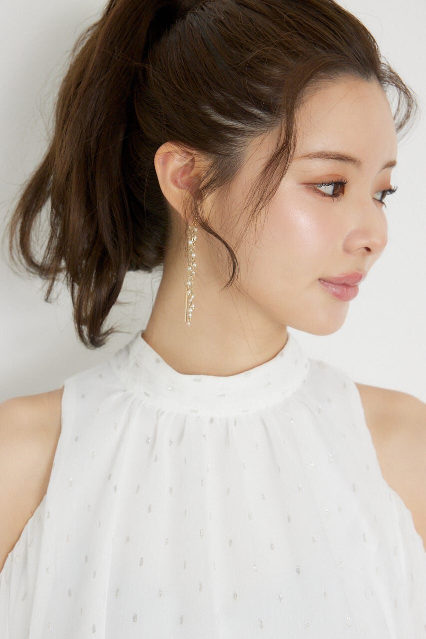 rienda「ベルト付きボリュームシフォンミニワンピース」|ワンピース|