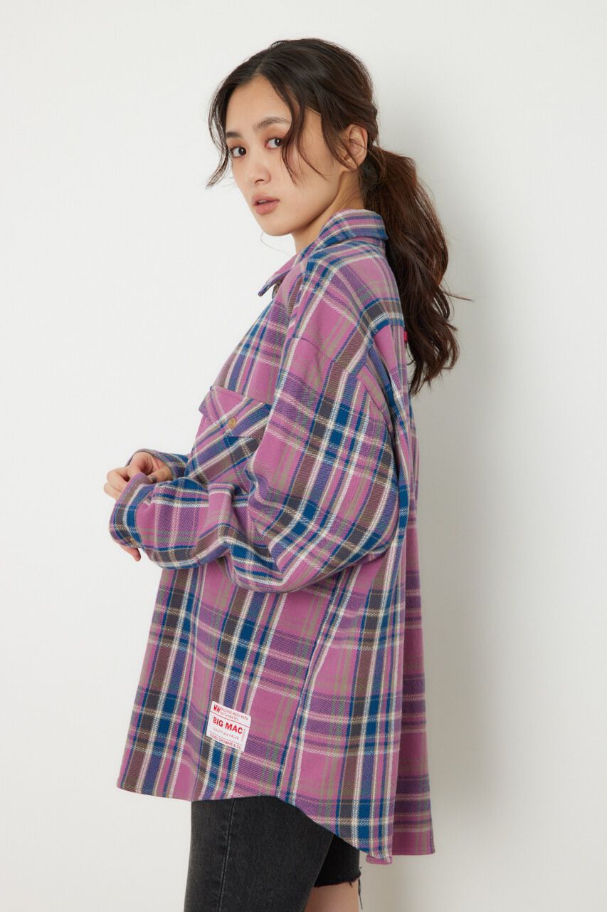 RODEO CROWNS「CHECK OVER シャツ」|シャツ・ブラウス|
