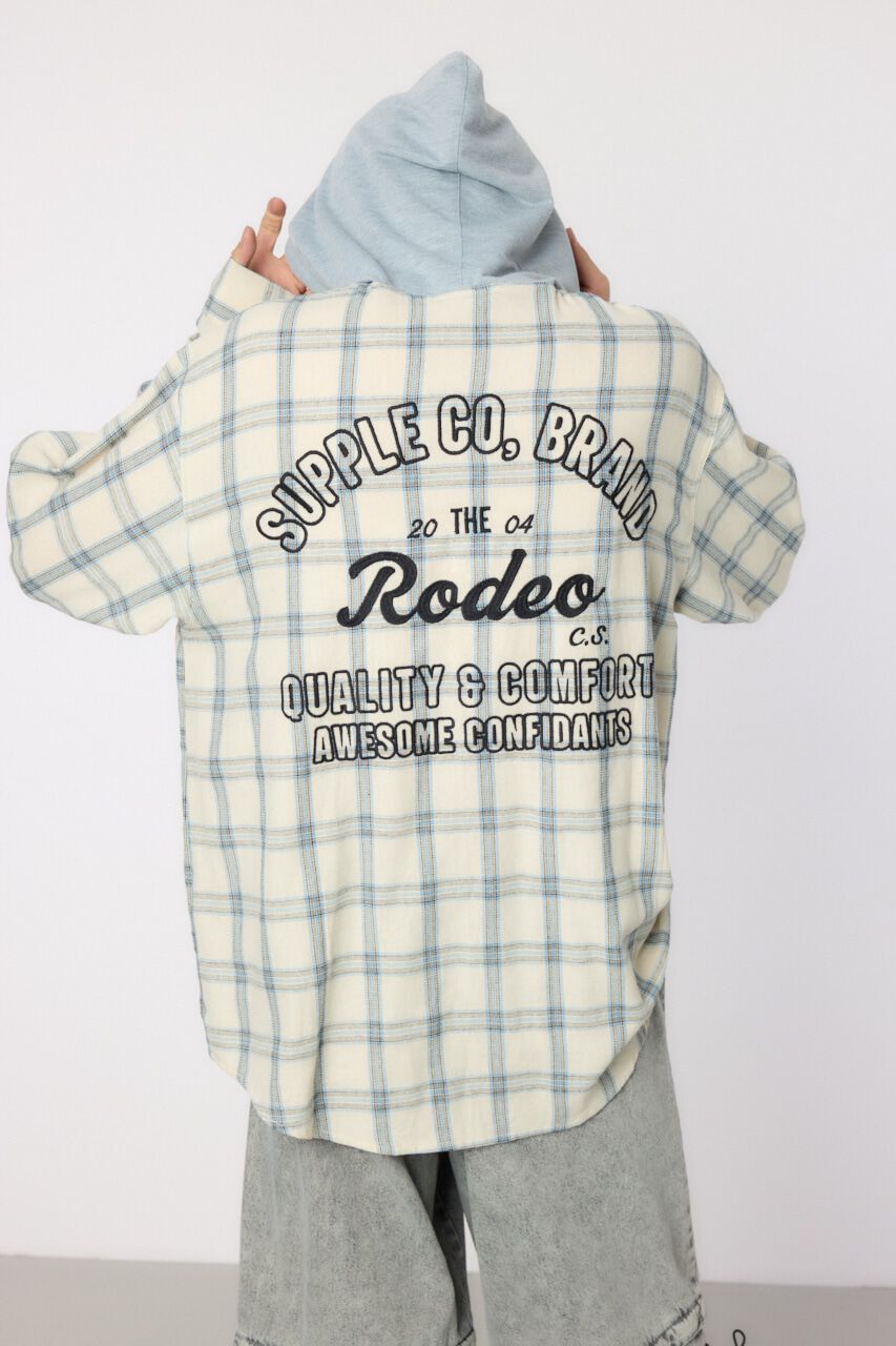 RODEO CROWNS「フーデッドチェックシャツ」|シャツ・ブラウス|