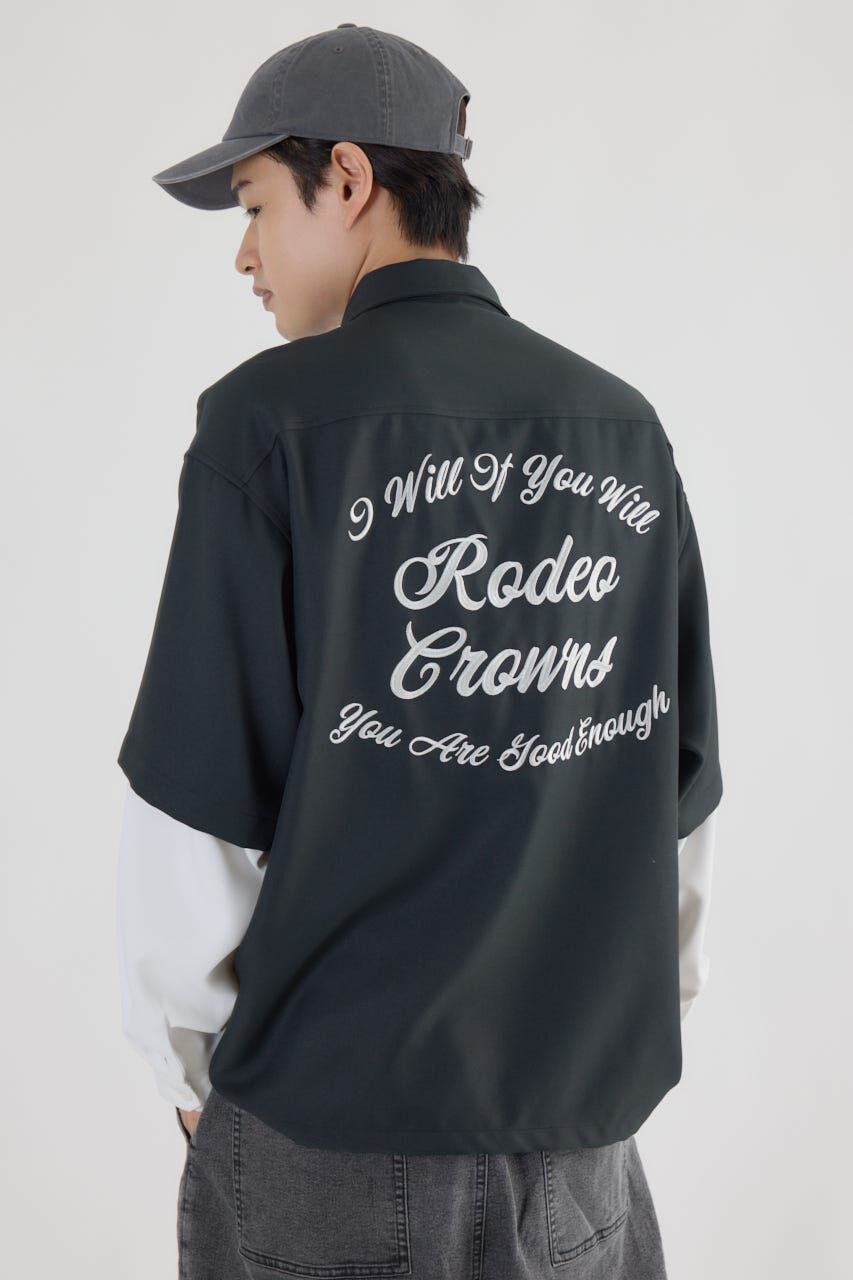 RODEO CROWNS「バックロゴレイヤードシャツ」|シャツ・ブラウス|