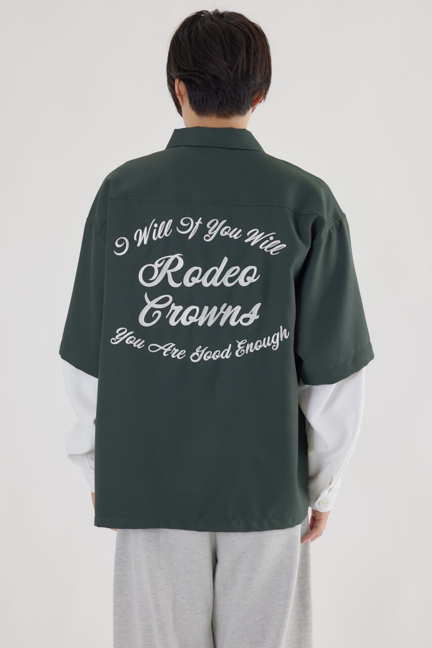 RODEO CROWNS「バックロゴレイヤードシャツ」|シャツ・ブラウス|