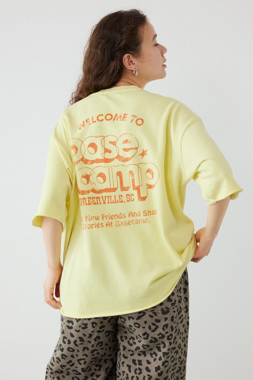 RODEO CROWNS「ミニ裏毛ハーフスリーブトップス」|Tシャツ・カットソー|