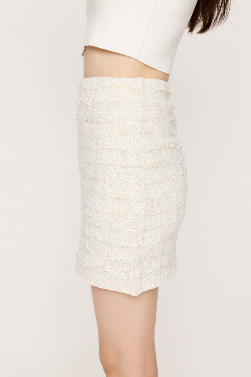 SLY「KNIT TWEED ショートスカート」|スカート|