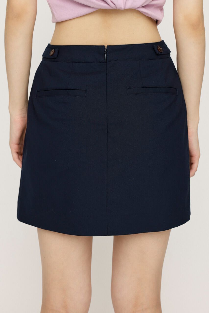 SLY「FRONT PLEATS ショートスカート」|スカート|