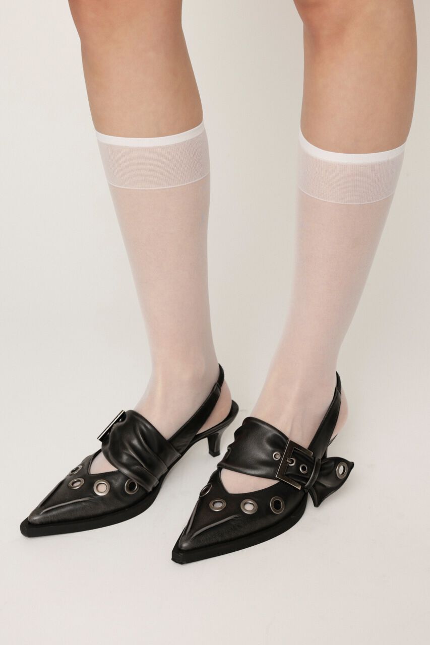 SLY「EYELET SLING パンプス」|パンプス|