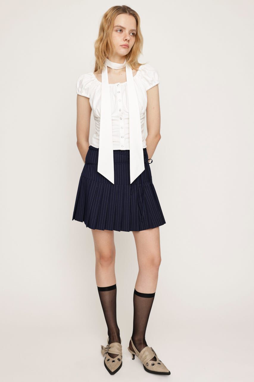 SLY「DOUBLE RIBBON PLEATS スカート」|スカート|
