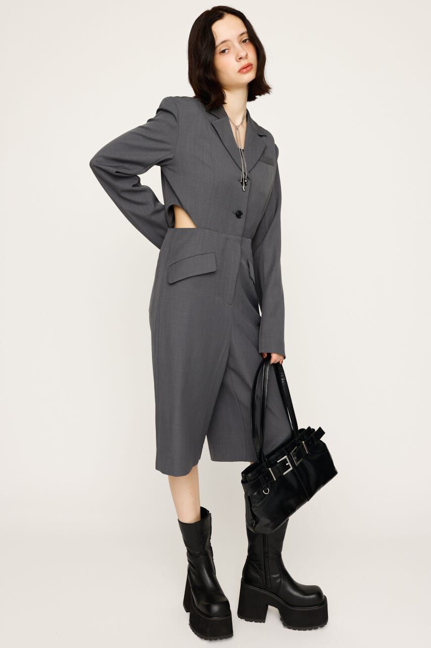 SLY「CUT OUT TAILORED ジャンプスーツ」|その他|T.GRY