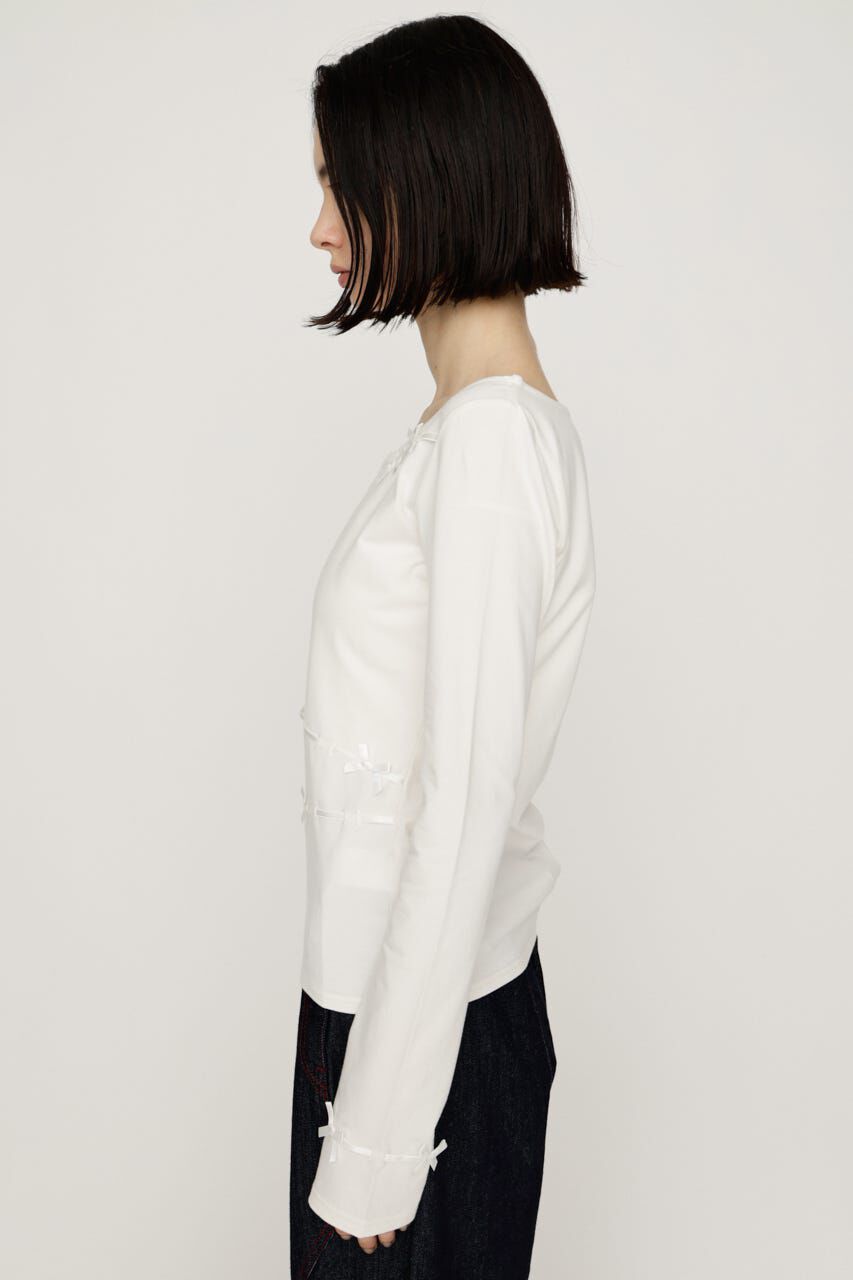 SLY「SWITCHING CUT トップス」|Tシャツ・カットソー|