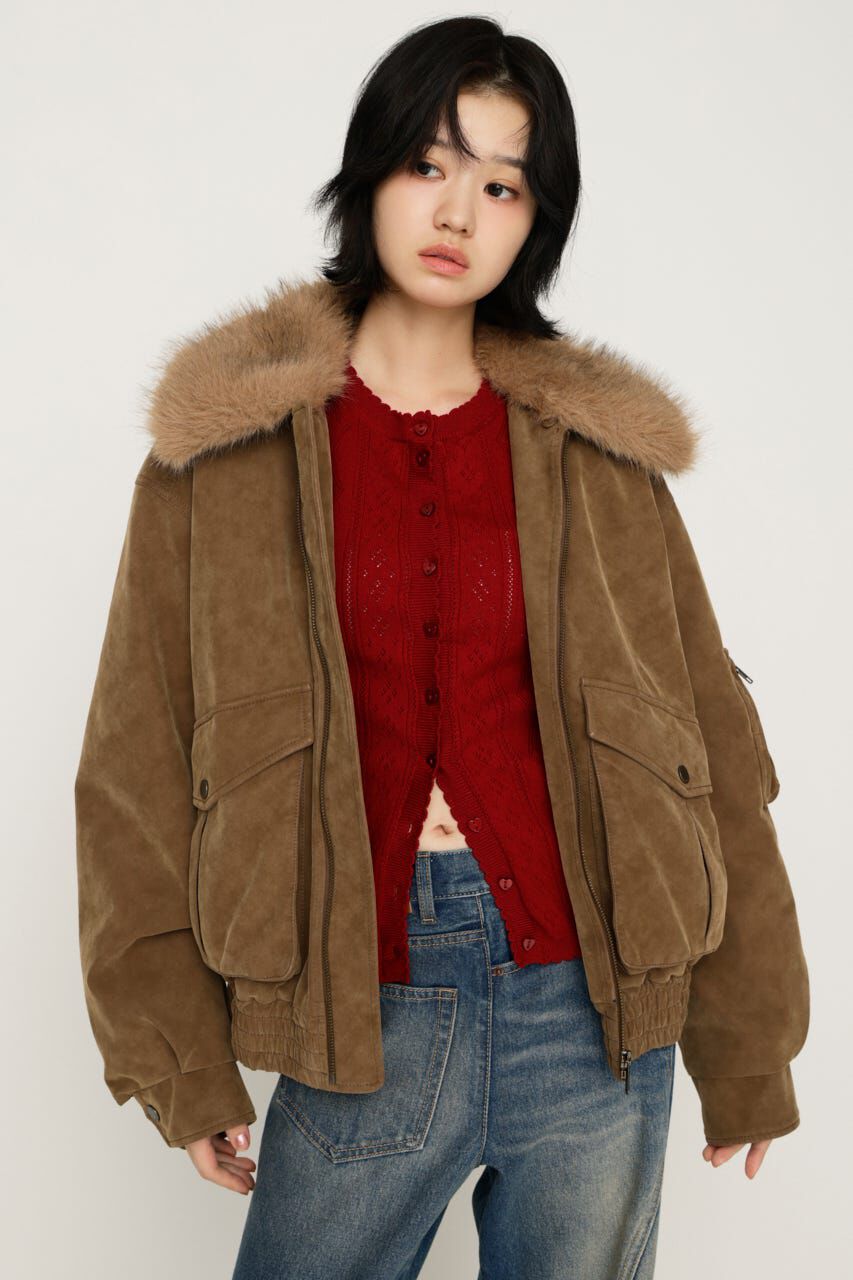 SLY「WASHED PUFFER ブルゾン」|ブルゾン・スタジャン|