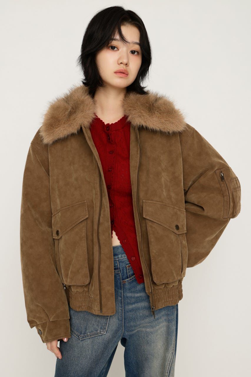 SLY「WASHED PUFFER ブルゾン」|ブルゾン・スタジャン|