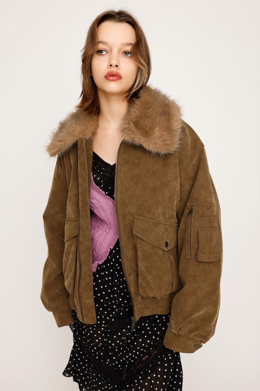 SLY「WASHED PUFFER ブルゾン」|ブルゾン・スタジャン|