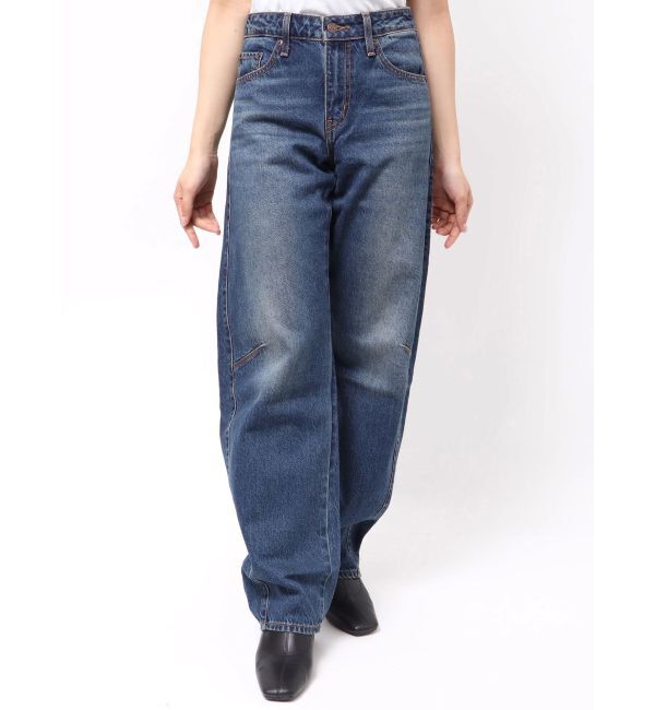 Ungrid「Levis BAGGY DAD BARREL」|デニム|ブルー