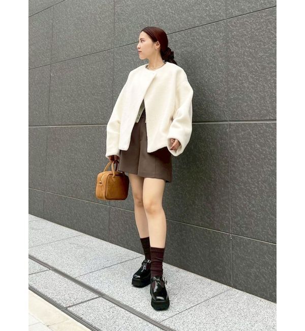 LAGUNAMOON「【WEB限定カラーあり】ボアブルゾン」|ブルゾン・スタジャン|