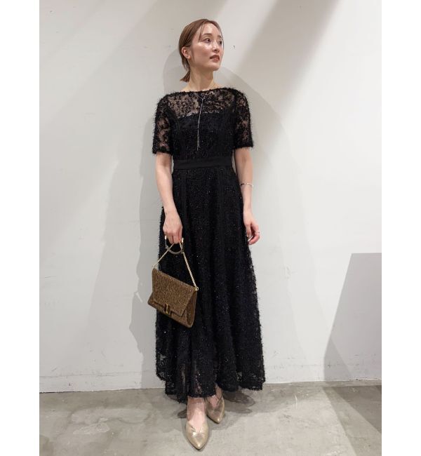 LAGUNAMOON「LADYスパークエンブロイダリーワンピース」|ドレス|