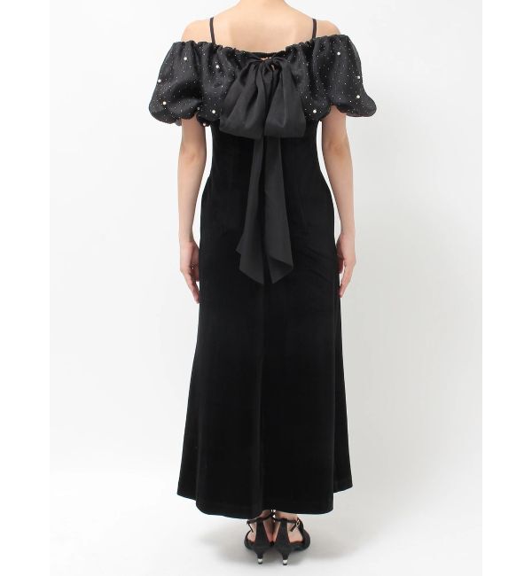 LAGUNAMOON「LADYシャインボレロベロアキャミワンピース」|ドレス|