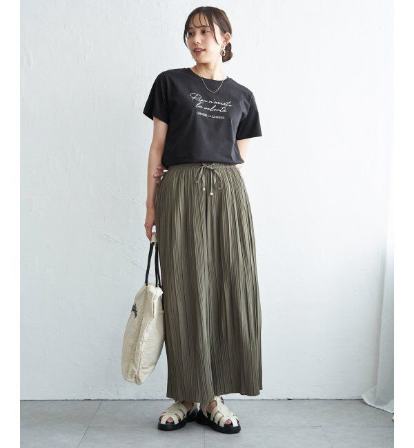 ikka「冷感ロゴフォトプリントTシャツ」|Tシャツ・カットソー|