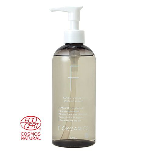 F ORGANICS「ナチュラルボディウォッシュN ローズ＆シダーウッド 【F ORGANICS】」|ボディクレンジング|-