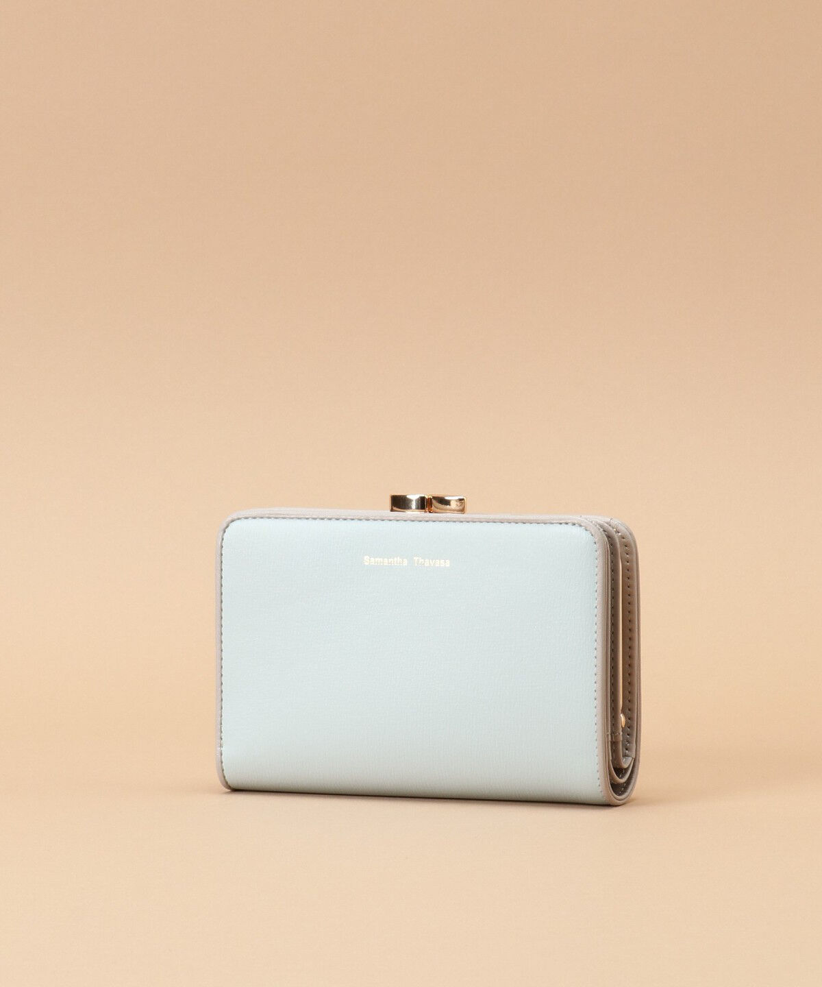 Samantha Thavasa「シンプルバイカラー口金折財布」|財布|