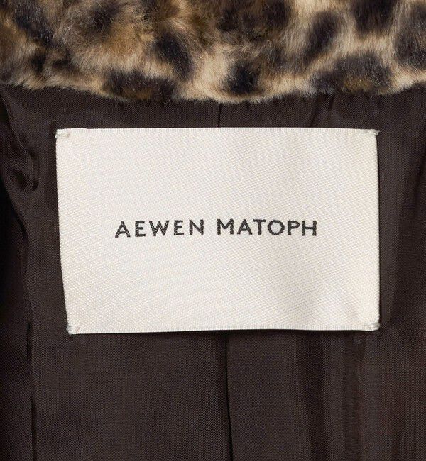 AEWEN MATOPH「＜AEWEN MATOPH＞レオパード フェイクファー コート」|その他|