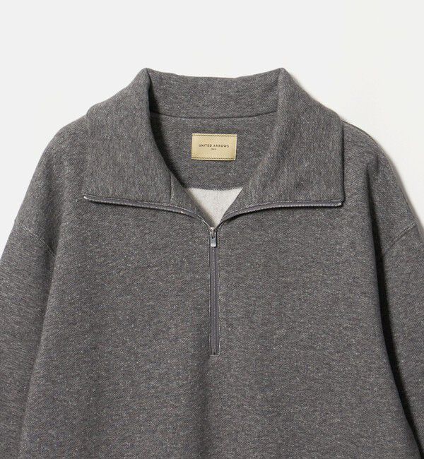 UNITED ARROWS「ジップ アップ プルオーバー スウェット」|スウェット・ジャージ|