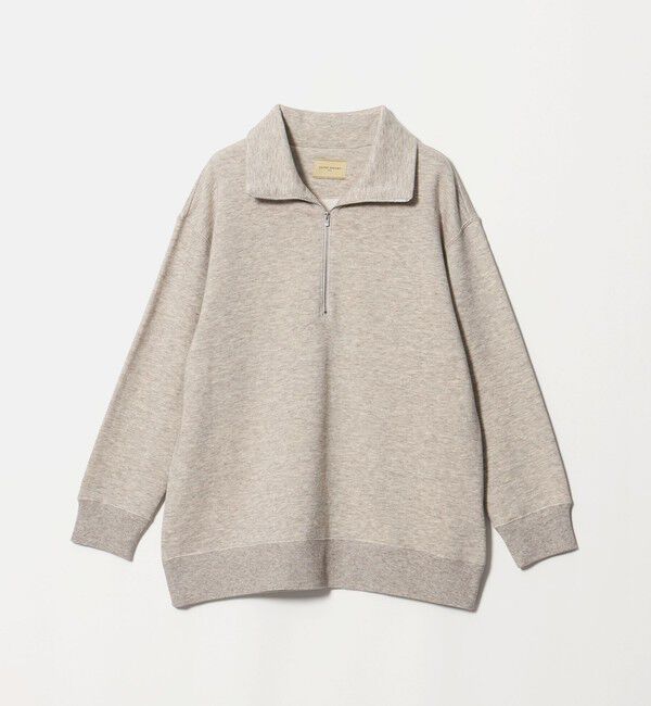 UNITED ARROWS「ジップ アップ プルオーバー スウェット」|スウェット・ジャージ|NATURAL