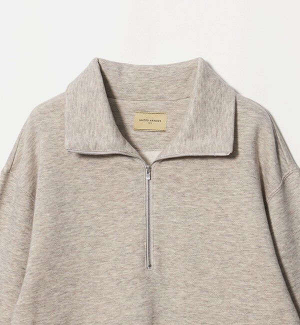 UNITED ARROWS「ジップ アップ プルオーバー スウェット」|スウェット・ジャージ|