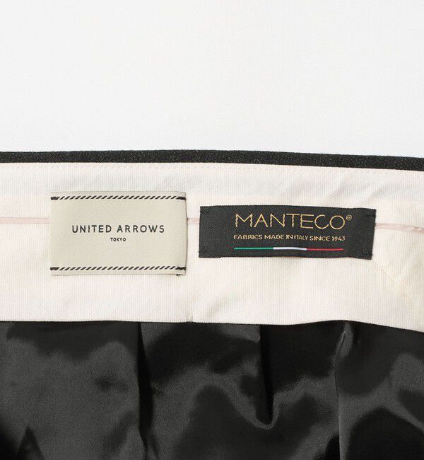 UNITED ARROWS「MANTECO 2タック ワイドパンツ」|スラックス|