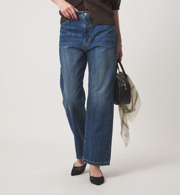 UNITED ARROWS green label relaxing「［size SHORT/TALLあり］ストレート デニム パンツ」|デニム|COBALT