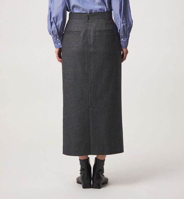 UNITED ARROWS green label relaxing「［size SHORT/TALLあり］ヘアライン タイトスカート ストレッチ」|タイト|