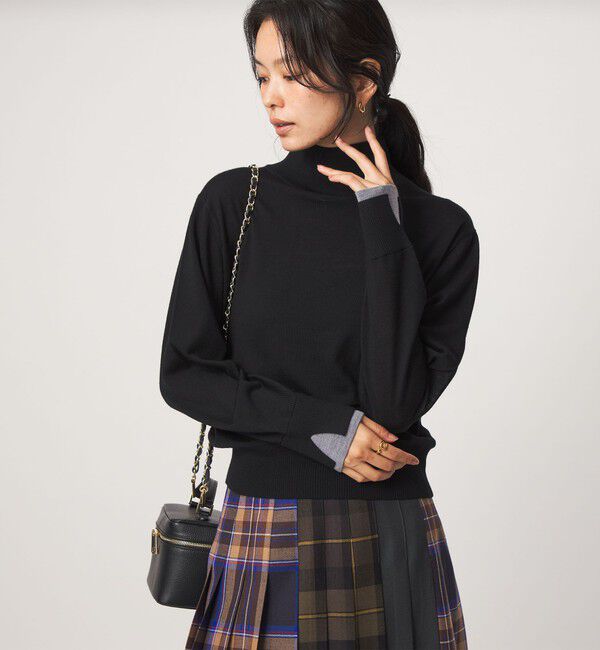 UNITED ARROWS green label relaxing「エブリニット 2WAY タートルネック ウォッシャブル」|ニット・セーター|