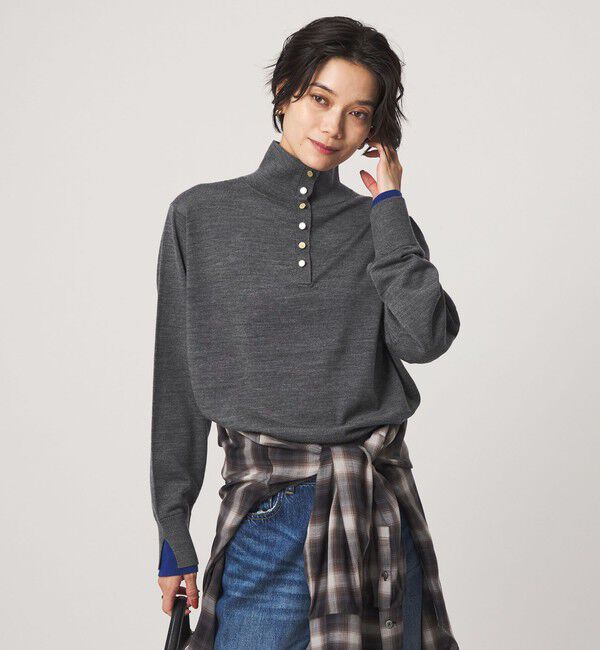 UNITED ARROWS green label relaxing「エブリニット 2WAY タートルネック ウォッシャブル」|ニット・セーター|