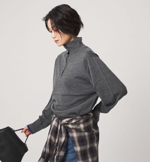UNITED ARROWS green label relaxing「エブリニット 2WAY タートルネック ウォッシャブル」|ニット・セーター|
