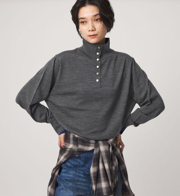 UNITED ARROWS green label relaxing「エブリニット 2WAY タートルネック ウォッシャブル」|ニット・セーター|
