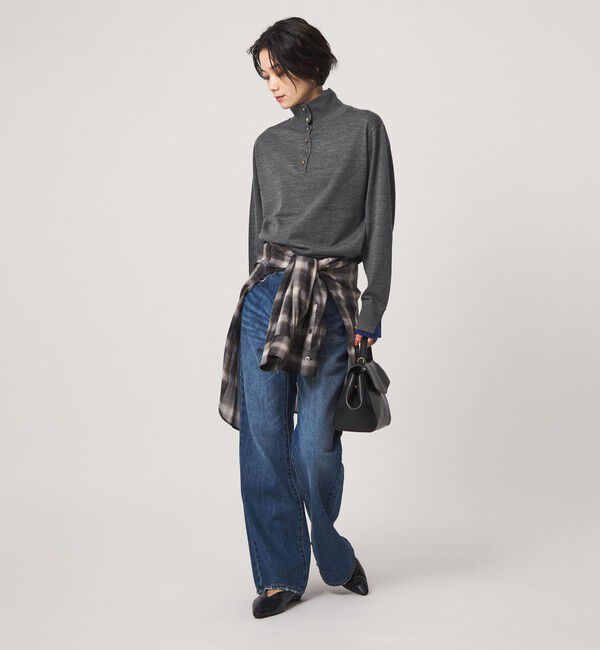 UNITED ARROWS green label relaxing「エブリニット 2WAY タートルネック ウォッシャブル」|ニット・セーター|