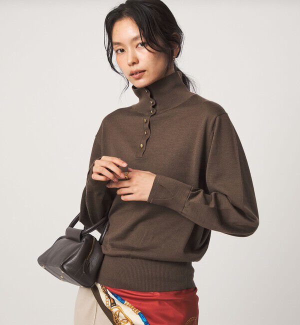 UNITED ARROWS green label relaxing「エブリニット 2WAY タートルネック ウォッシャブル」|ニット・セーター|