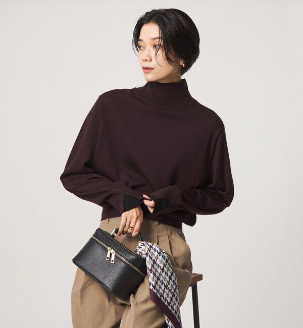 UNITED ARROWS green label relaxing「エブリニット 2WAY タートルネック ウォッシャブル」|ニット・セーター|