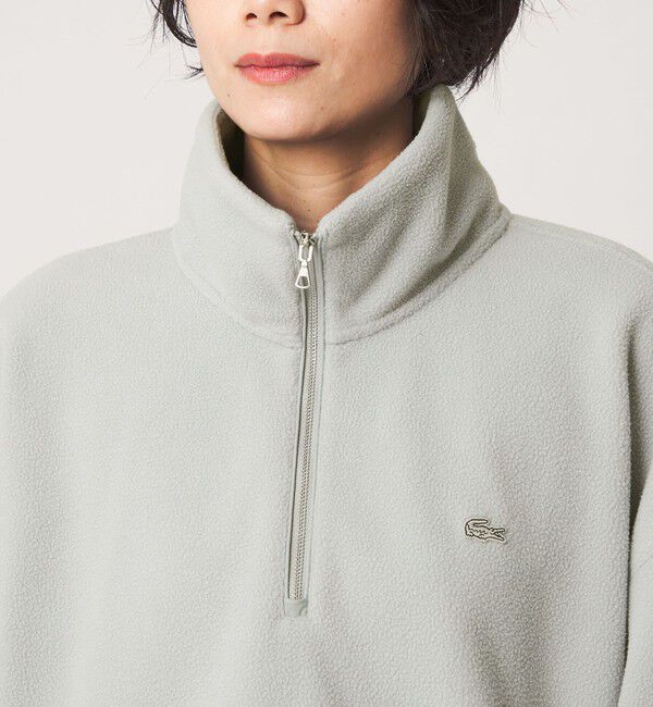UNITED ARROWS green label relaxing「 【別注】＜LACOSTE＞ フリース ハーフジップ プルオーバー」|Tシャツ・カットソー|
