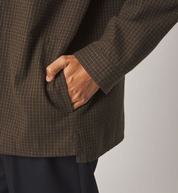 STEVEN ALAN「＜Steven Alan＞ コットンビエラ チェック ジップ プルオーバー」|その他|